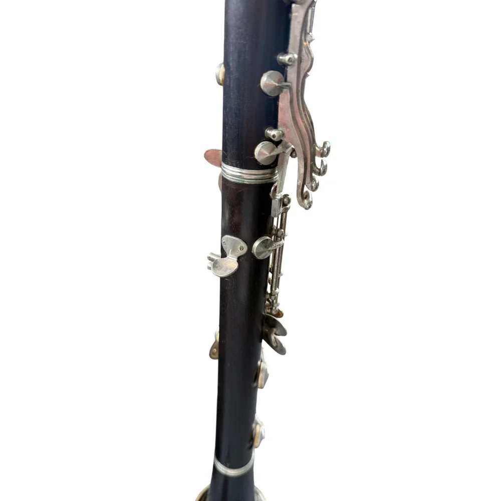 Vintage Lemaire SML Paris France Bohem System Wood Clarinet w/ Case Untested